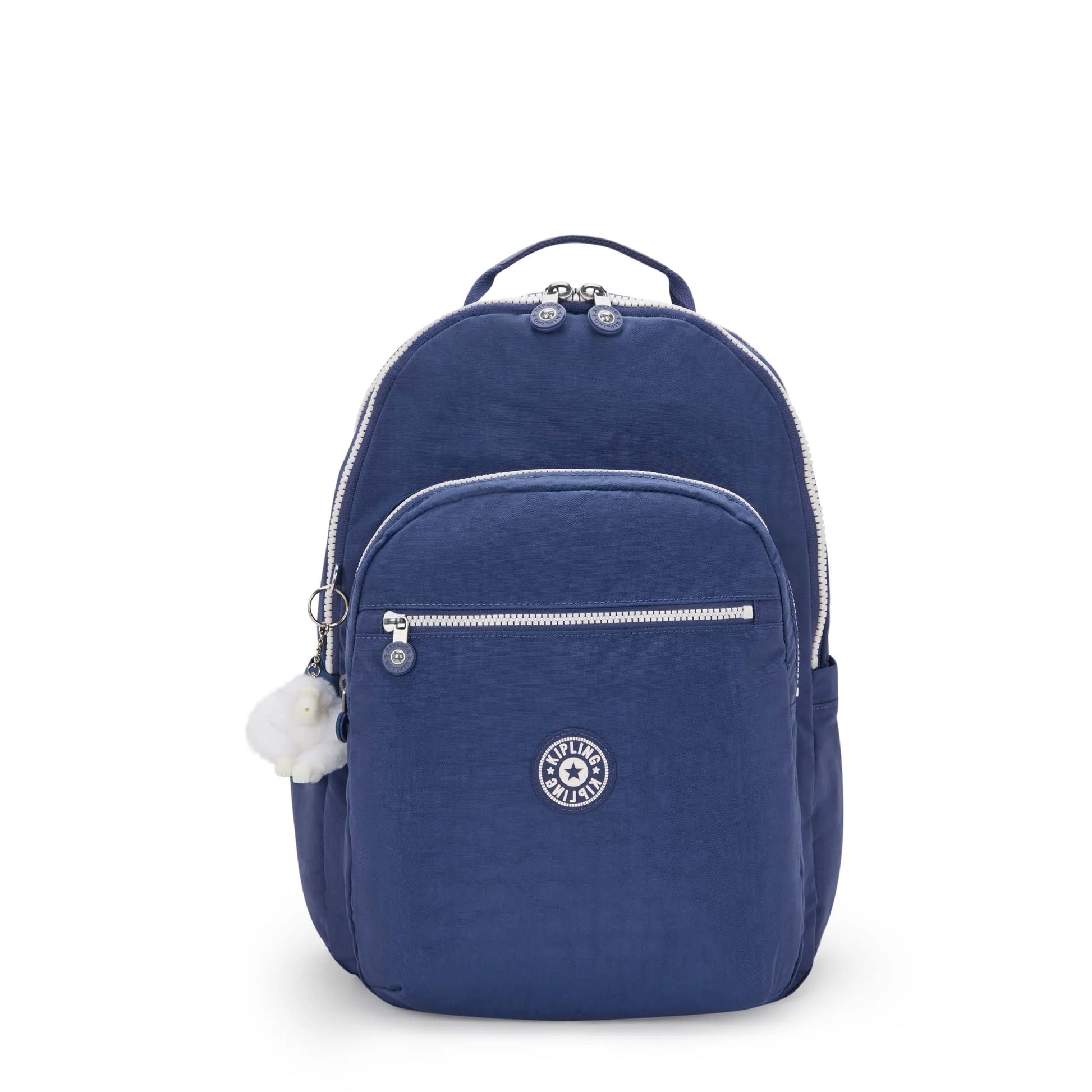 Kipling SEOUL LAP Backpack Casual Blue - front view