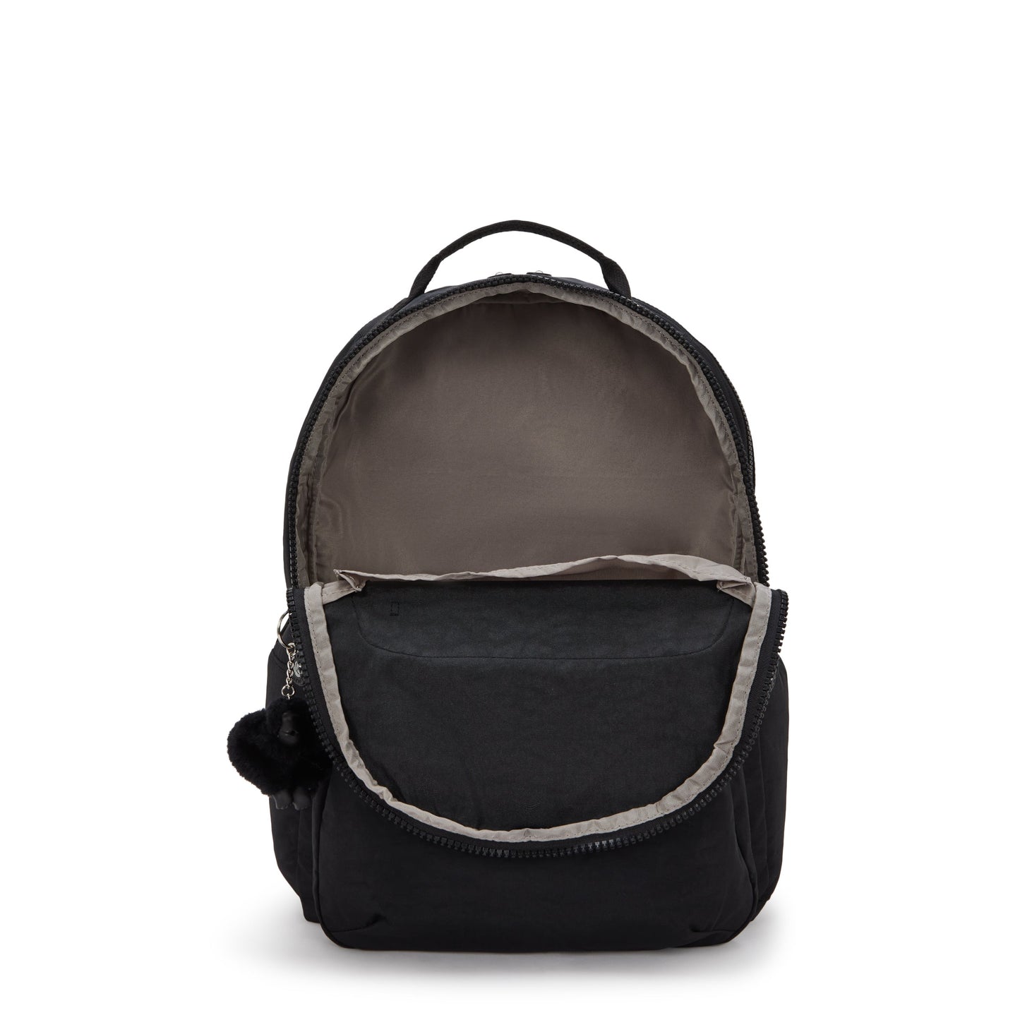 Kipling SEOUL LAP Backpack Black Noir - side view
