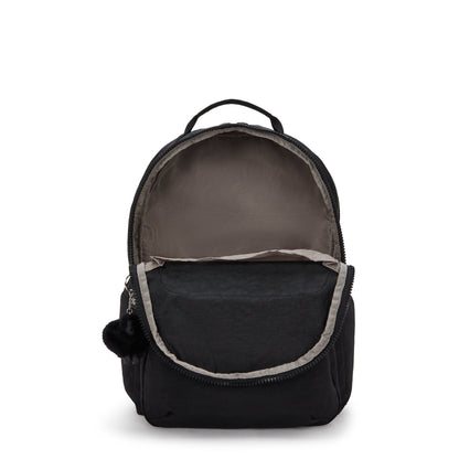 Kipling SEOUL LAP Backpack Black Noir - side view