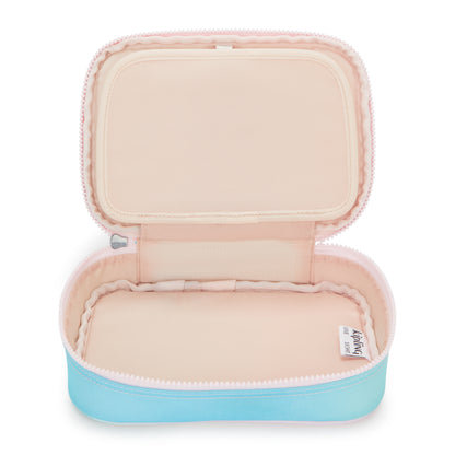 Kipling 100 Pens Pencil Case Gradient Sea Large - open view