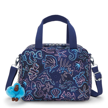 Kipling MIYO Insulated Lunch Bag with Trolley Sleeve - Disco Fish - Medium
