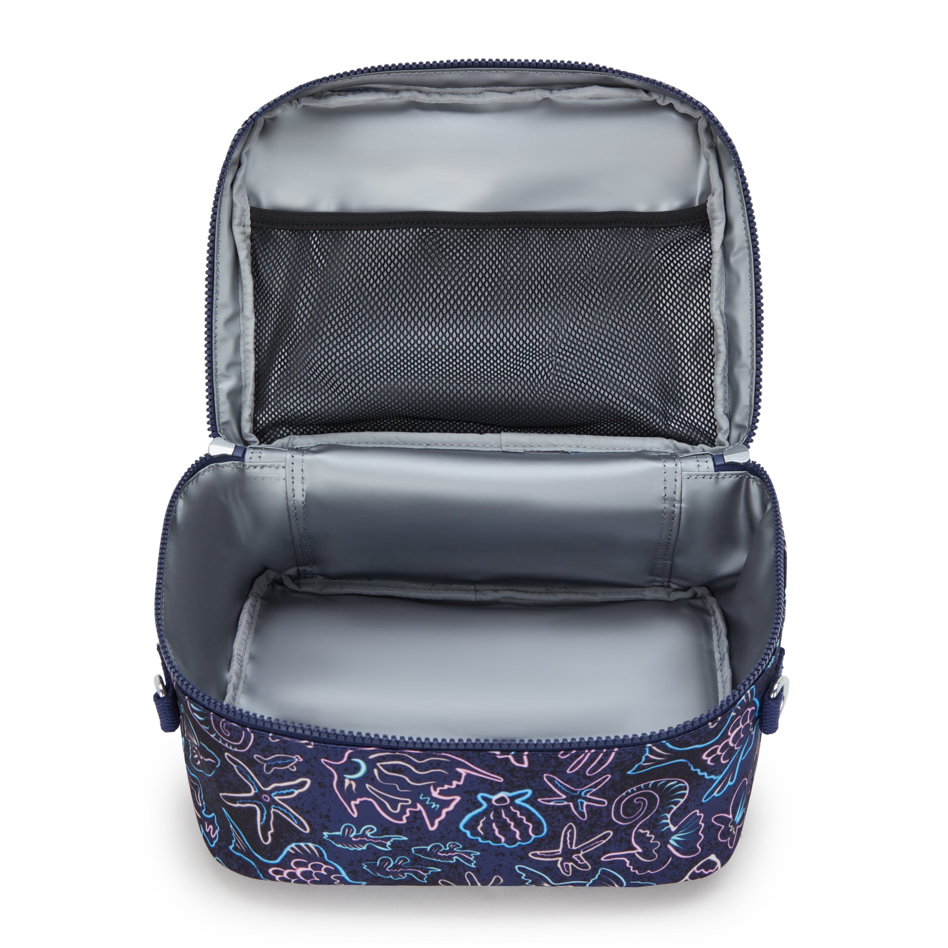Kipling MIYO Insulated Lunch Bag with Trolley Sleeve - Disco Fish - Medium - detail view