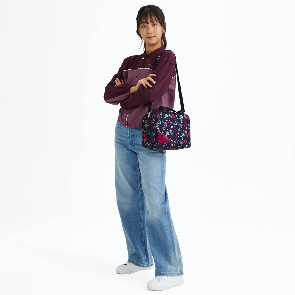Kipling Miyo Lunch Bag Balloon Monkey - detail