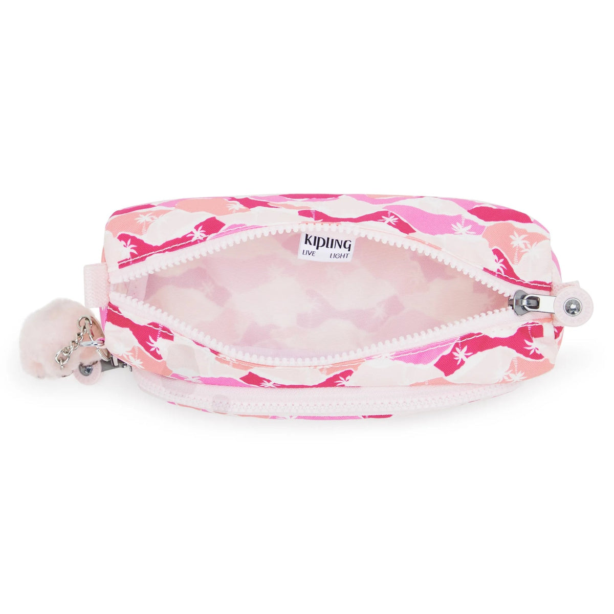 Kipling - CUTE Pencil Case Pink Palm | Medium Kipling - CUTE Pencil Case Pink Palm | Medium
