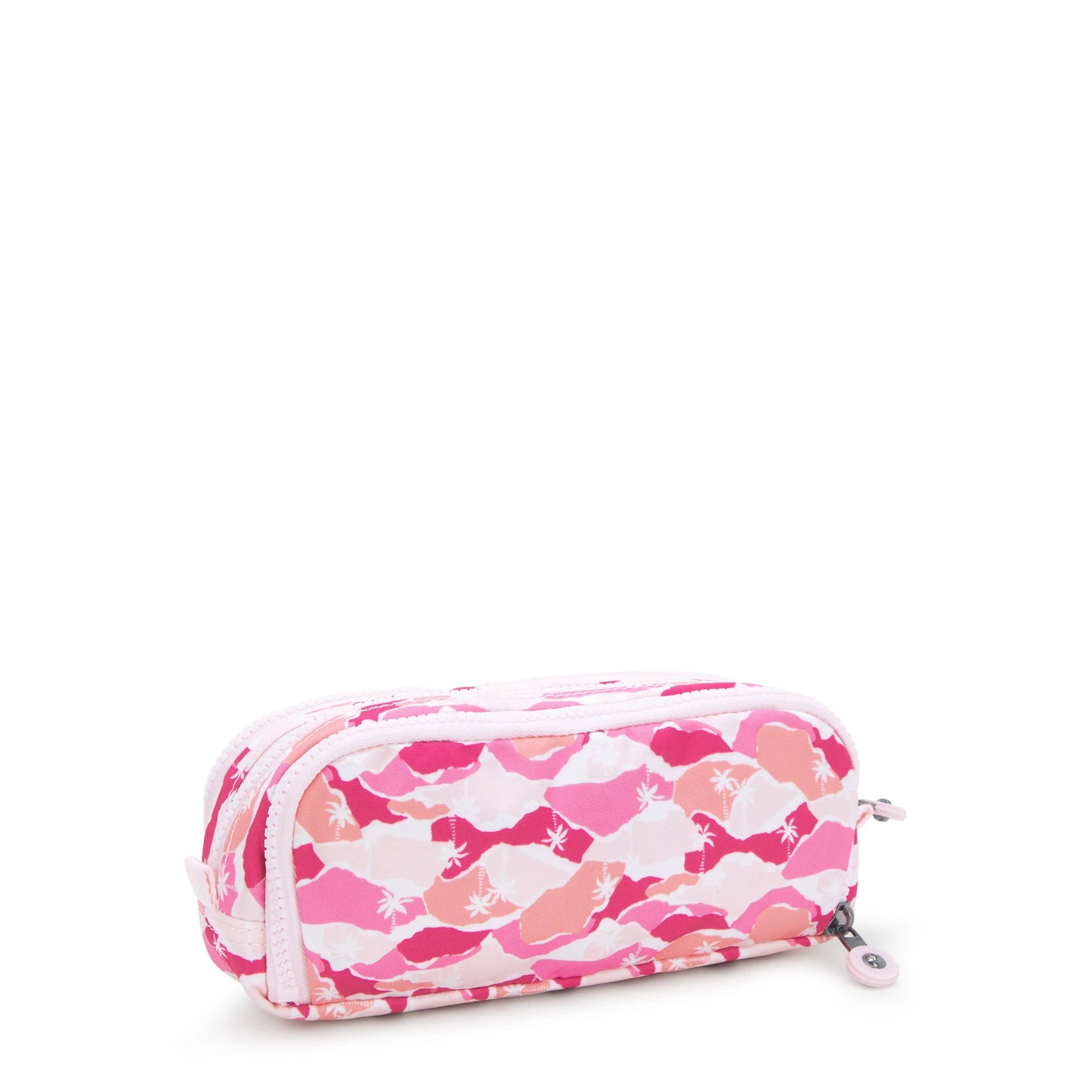 Kipling GITROY Printed Pencil Case Pink Palm Large - interior view