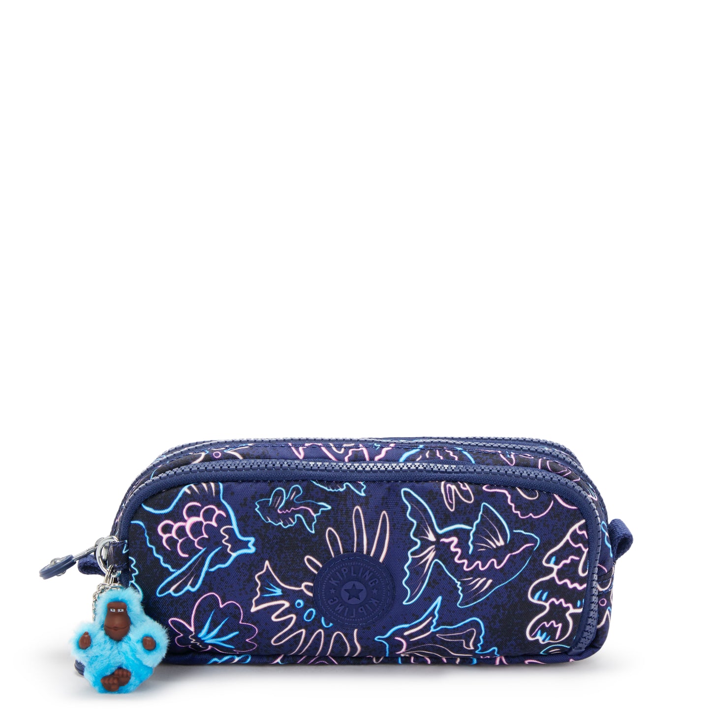 Kipling GITROY Pencase Disco Fish Large - front view
