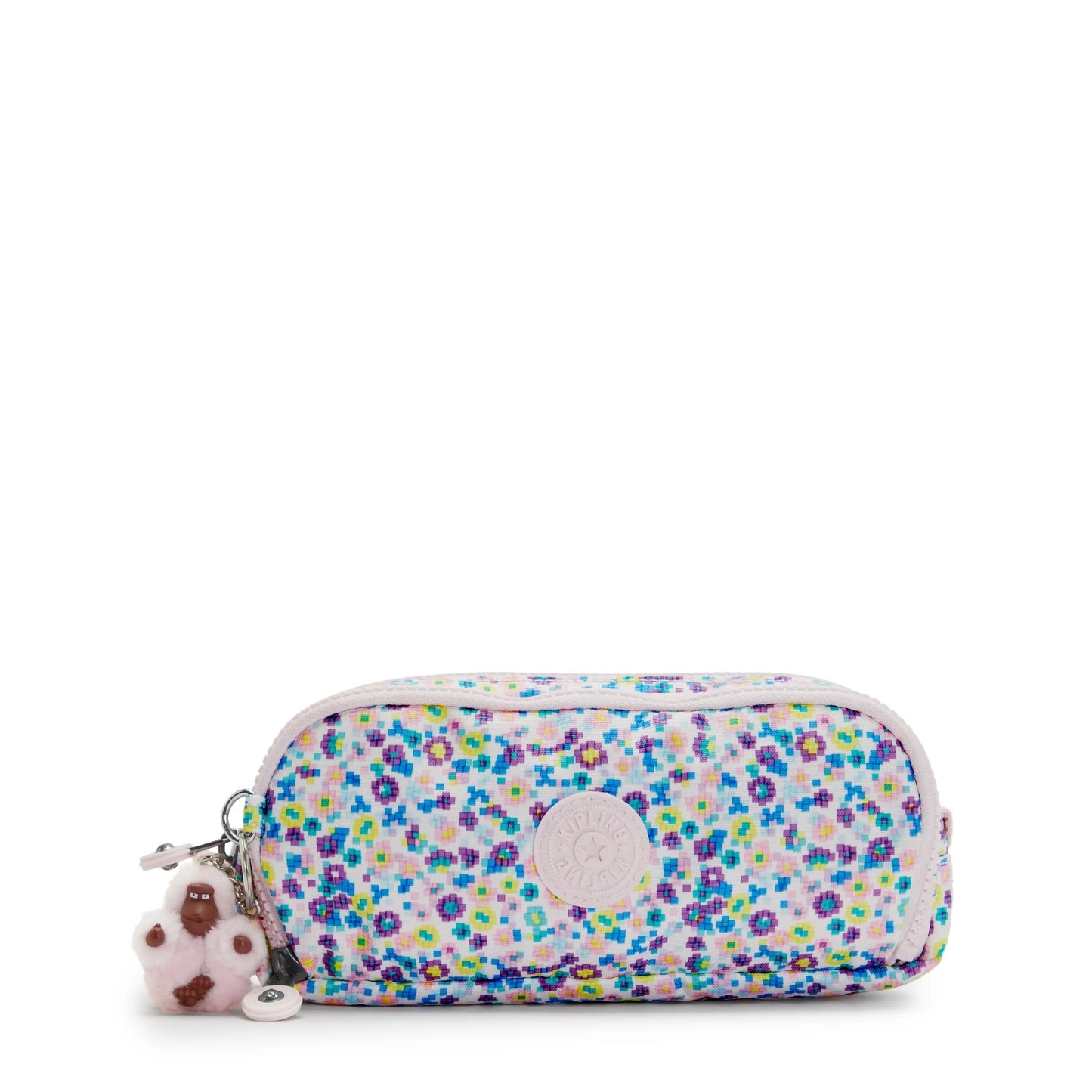 Kipling Gitroy Pencil Case Digi Flower Print Large - front