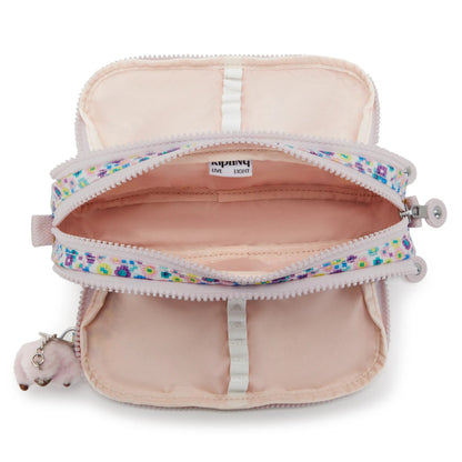 Kipling Gitroy Pencil Case Digi Flower Print Large - detail view