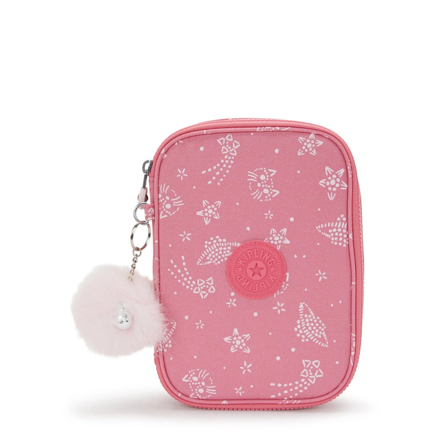 Kipling 100 PENS Pencase Glitter Cats Large
