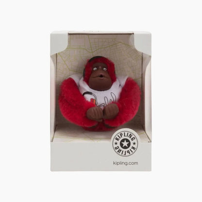 Kipling Headset Monkey Collector Keychain detail