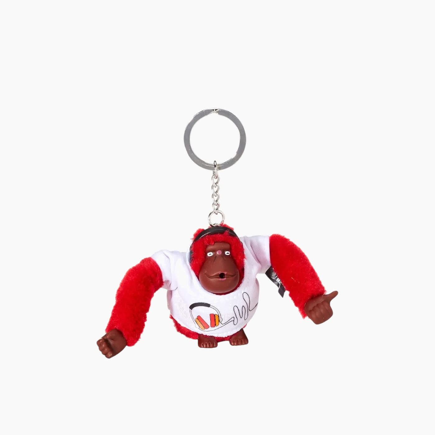 Kipling Headset Monkey Collector Keychain detail