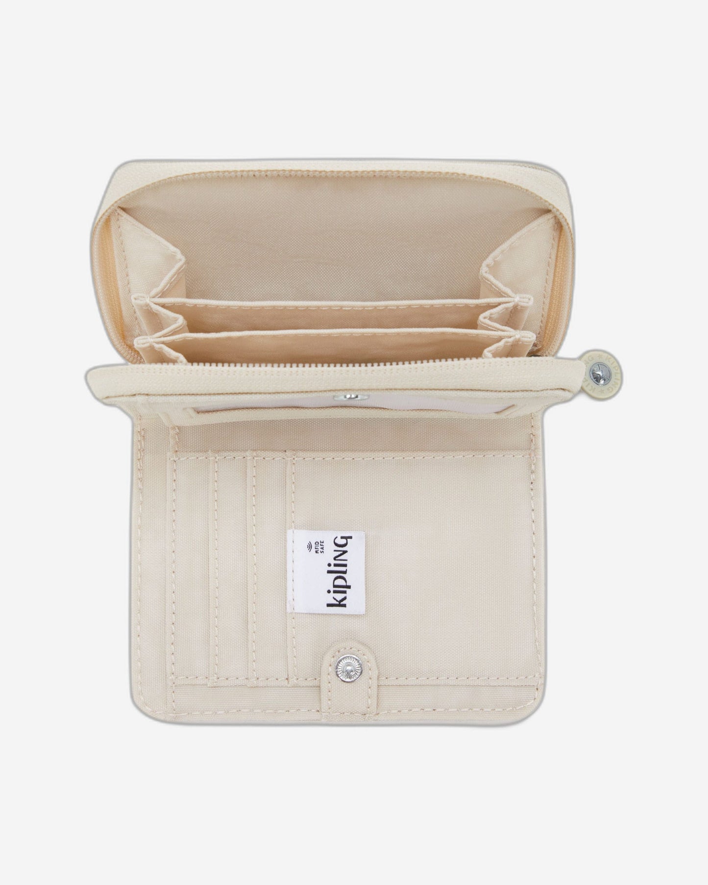 Kipling MONEY LOVE Wallet Hideaway Beige Medium - detail view