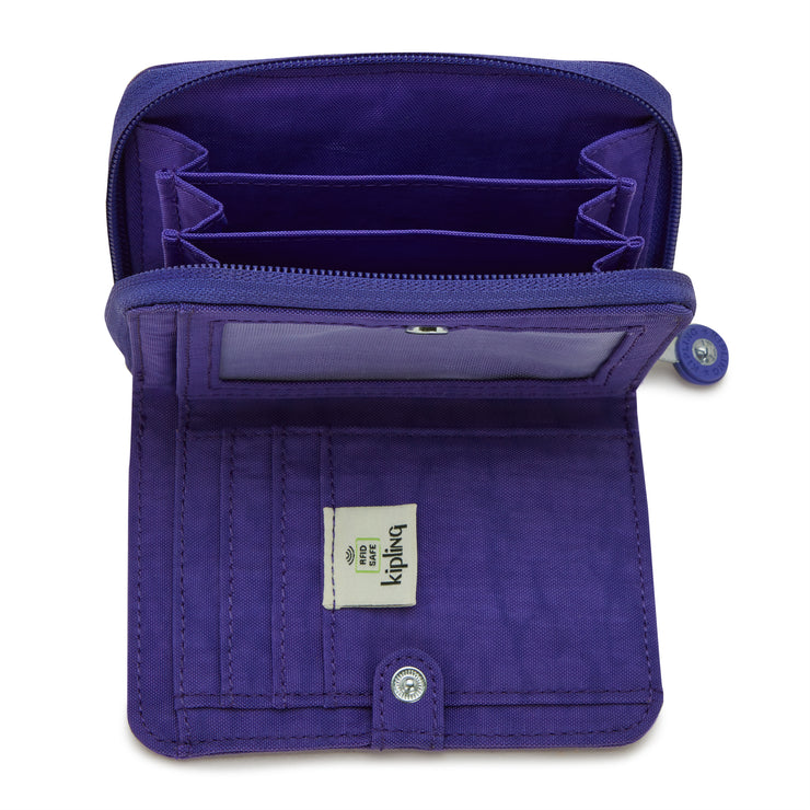 Kipling Money Love Wallet Lavender Night - Medium, side view