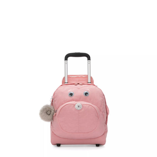 Kipling NUSI Kids' Two-Wheeled School Bag Bridal Rose - front view