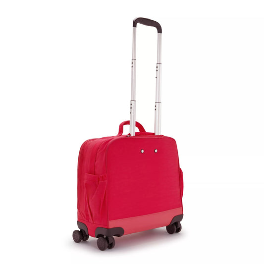 Kipling NEW STORIA Kids' 4-Wheeled School Bag True Pink Large - side view — BambiniJO Jordan