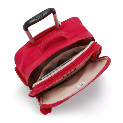 Kipling NEW STORIA Kids' 4-Wheeled School Bag True Pink Large - detail view