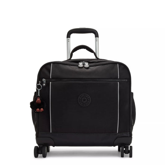 Kipling NEW STORIA Kids' Wheeled School Bag True Black - front view