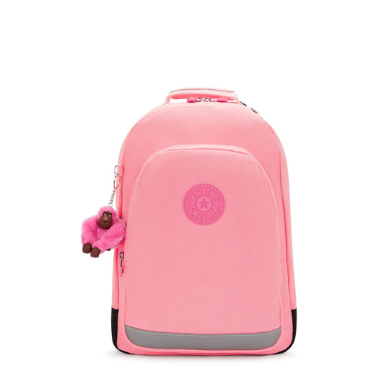Kipling Class Room Backpack Coral Sea - front view
