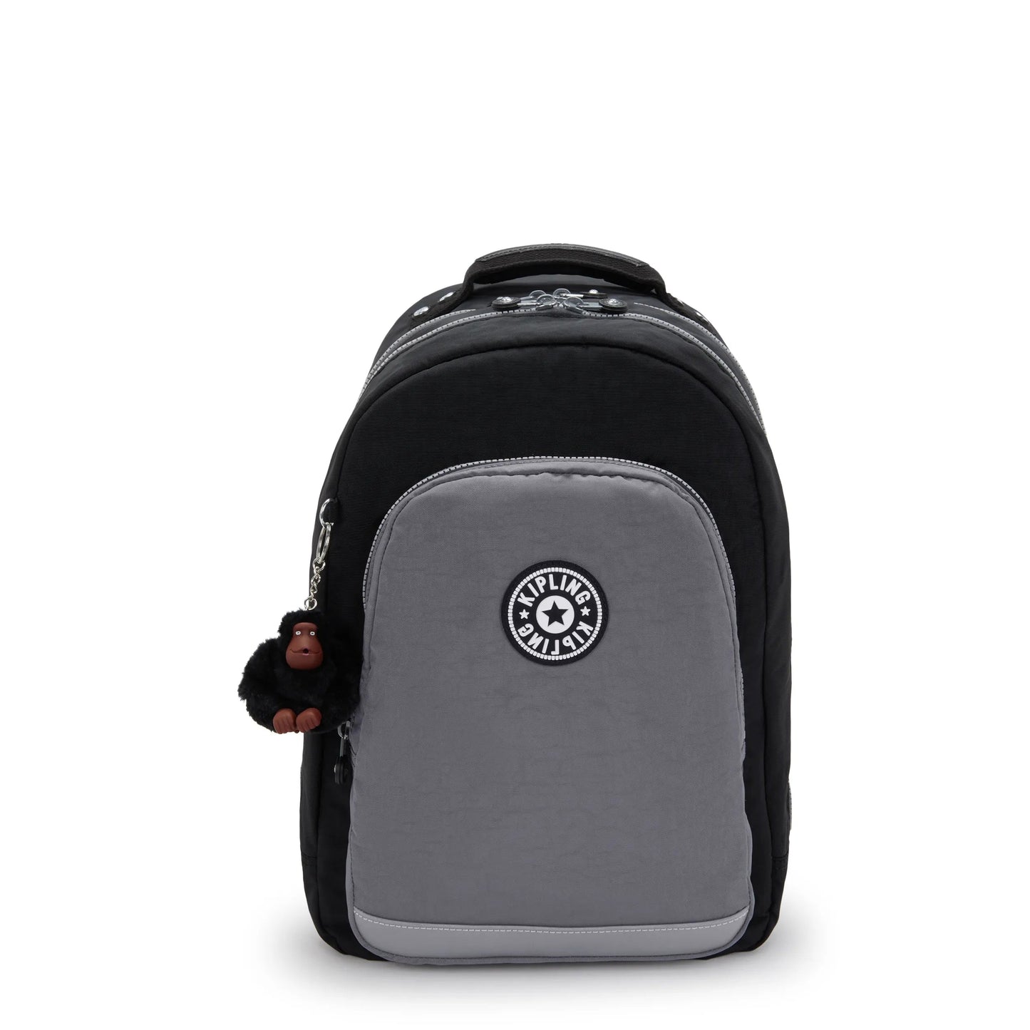 Kipling Class Room Backpack Space Black Block - front view