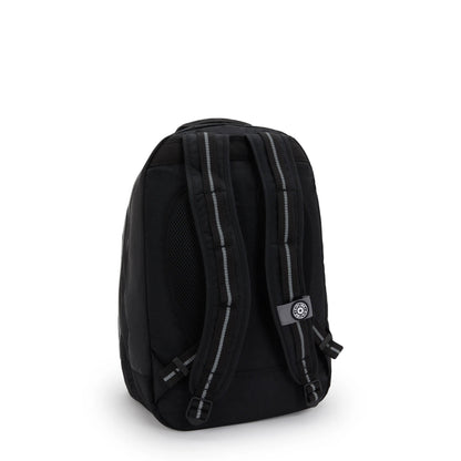 Kipling Class Room Backpack Space Black Block - back view