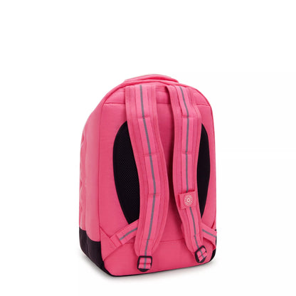Kipling Class Room Backpack Happy Pink Combo - side view