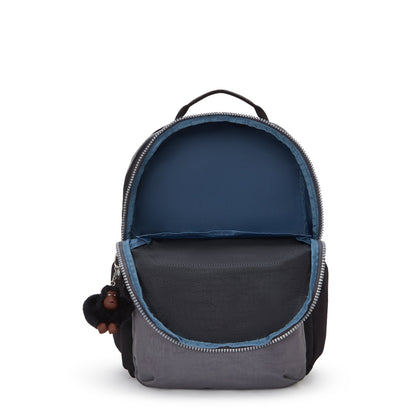 Kipling SEOUL LAP Backpack Space Black - detail view