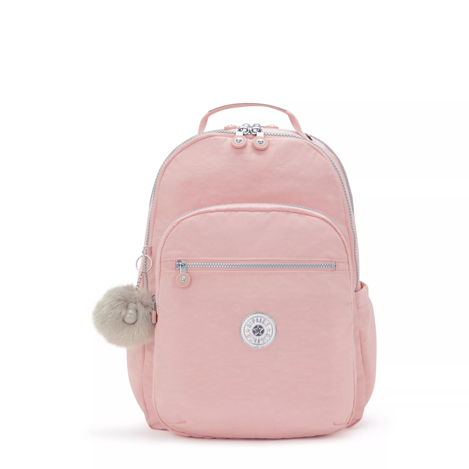 Kipling SEOUL LAP Backpack Bridal Rose - front view