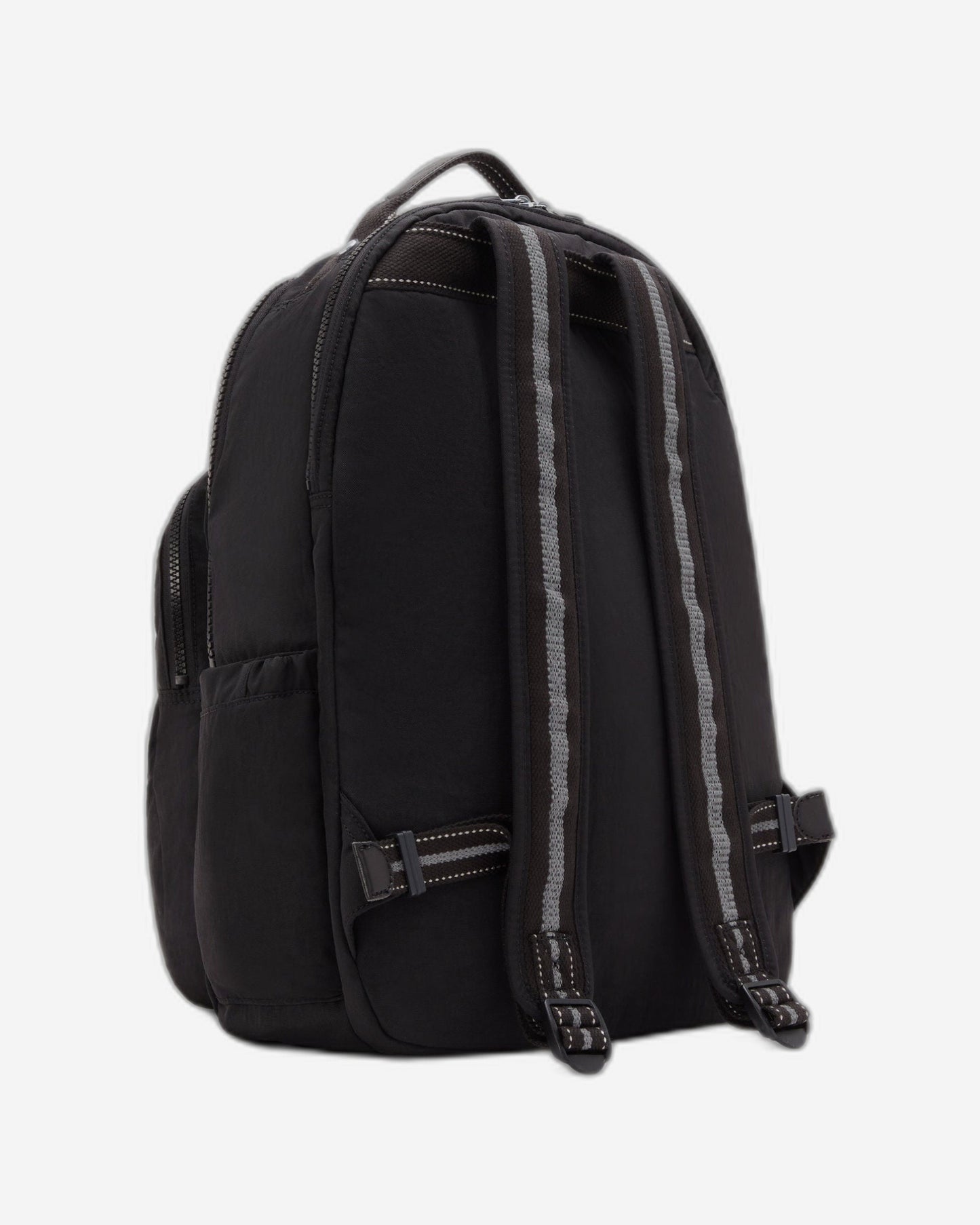 Kipling SEOUL LAP Backpack with Laptop Compartment True Black - Large, side view