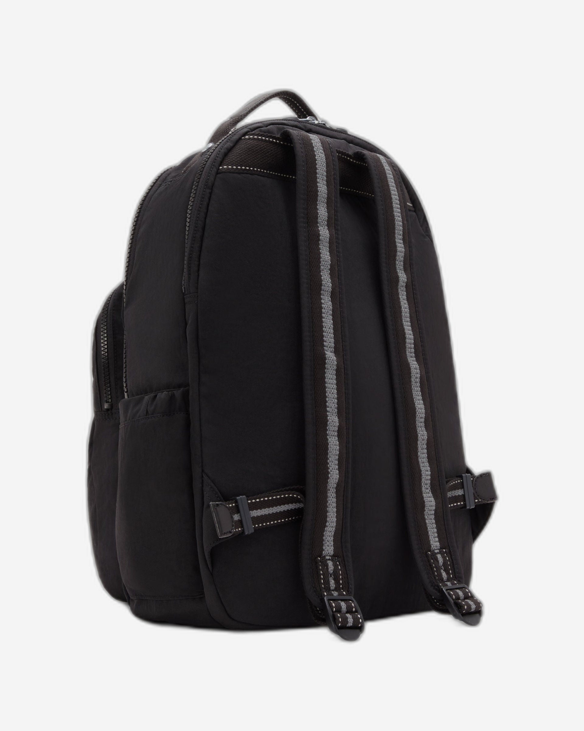 Kipling SEOUL LAP Backpack with Laptop Compartment True Black - Large, side view