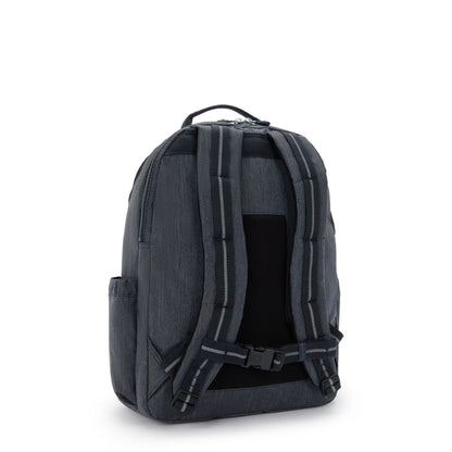 Kipling SEOUL COLLEGE EXTRA Backpack Marine Navy - side view