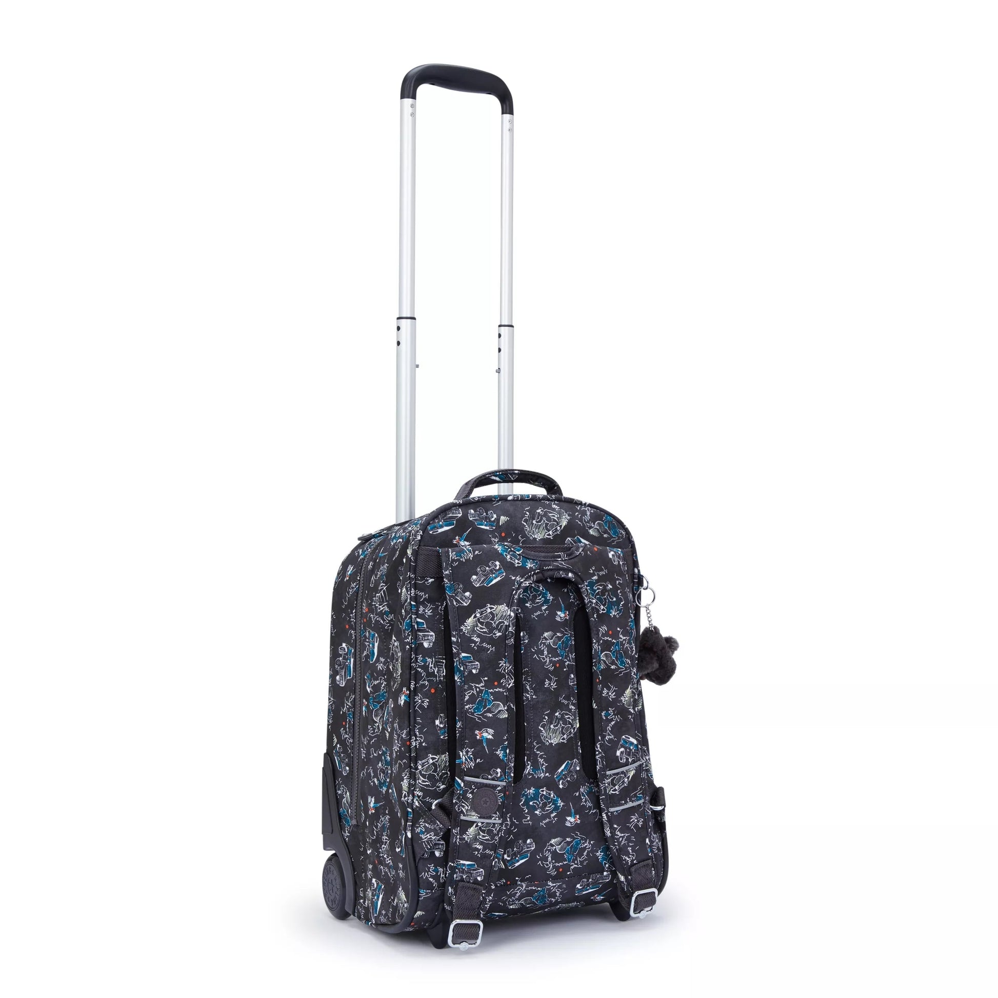 Kipling SARI Kids' Wheeled Backpack Jungle Fun Race - Large - Side View