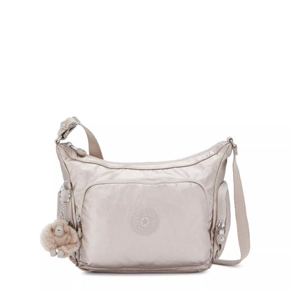 Kipling GABBIE Crossbody Bag Metallic Glow - front view