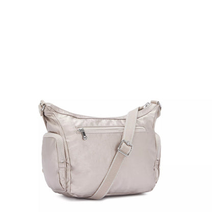 Kipling GABBIE Crossbody Bag Metallic Glow - side view