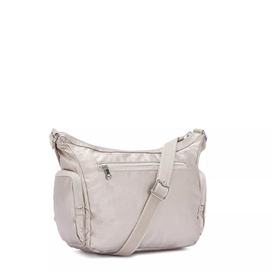 Kipling GABBIE Crossbody Bag Metallic Glow - side view — BambiniJO Jordan