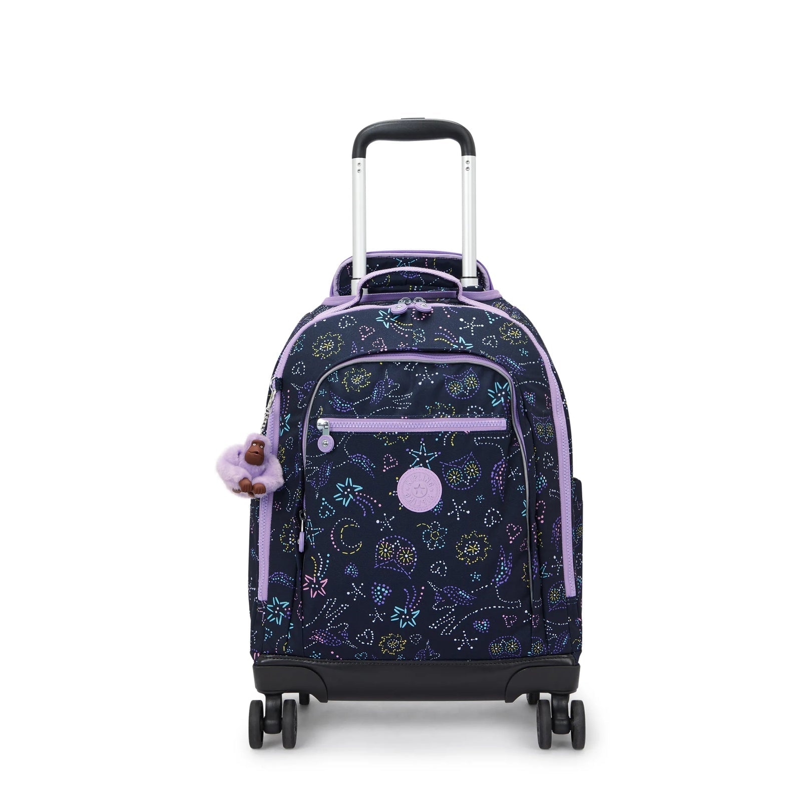 Kipling ZEA Kids' Wheeled Backpack Unicorn Star - front view
