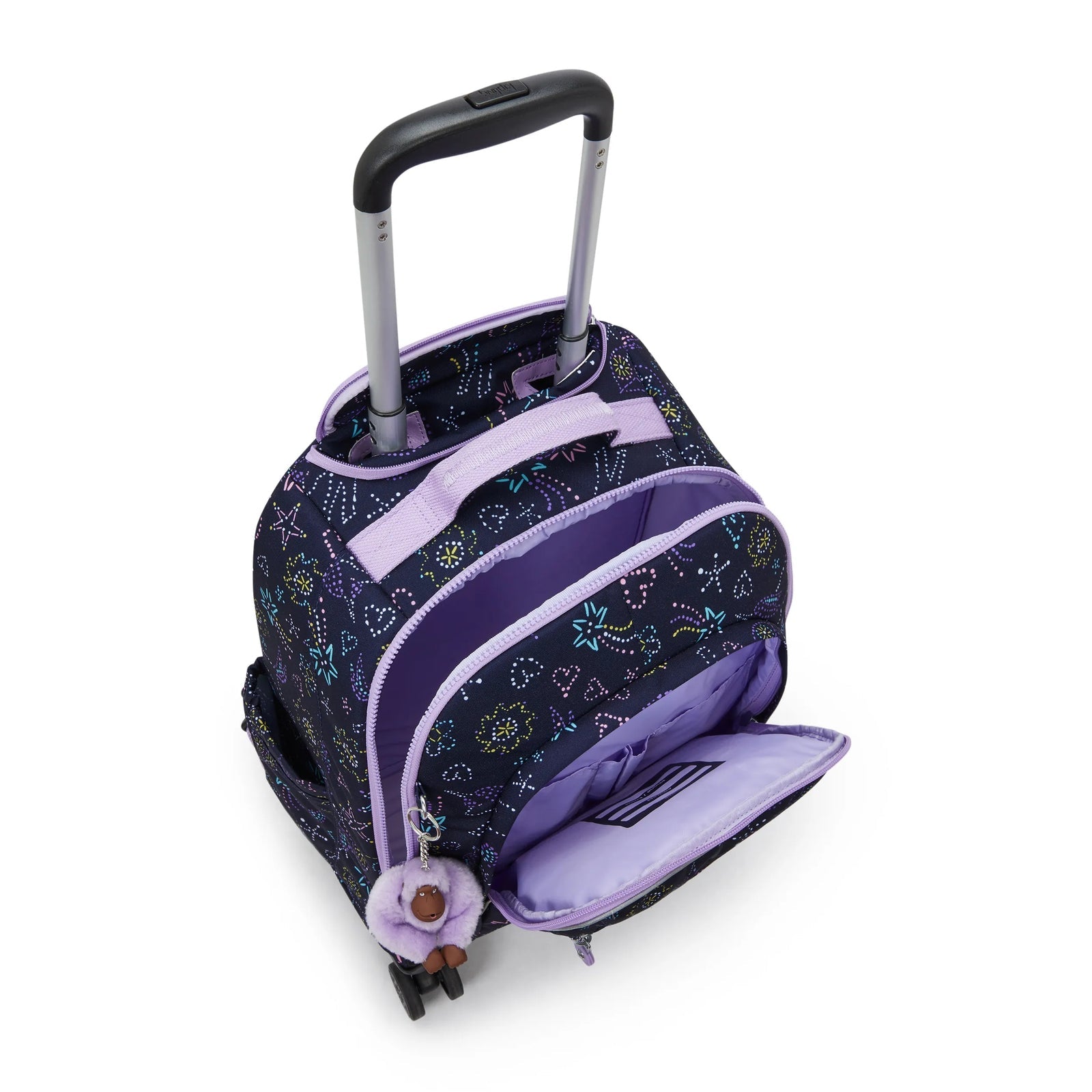 Kipling ZEA Kids' Wheeled Backpack Unicorn Star - back view