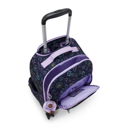 Kipling ZEA Kids' Wheeled Backpack Unicorn Star - back view