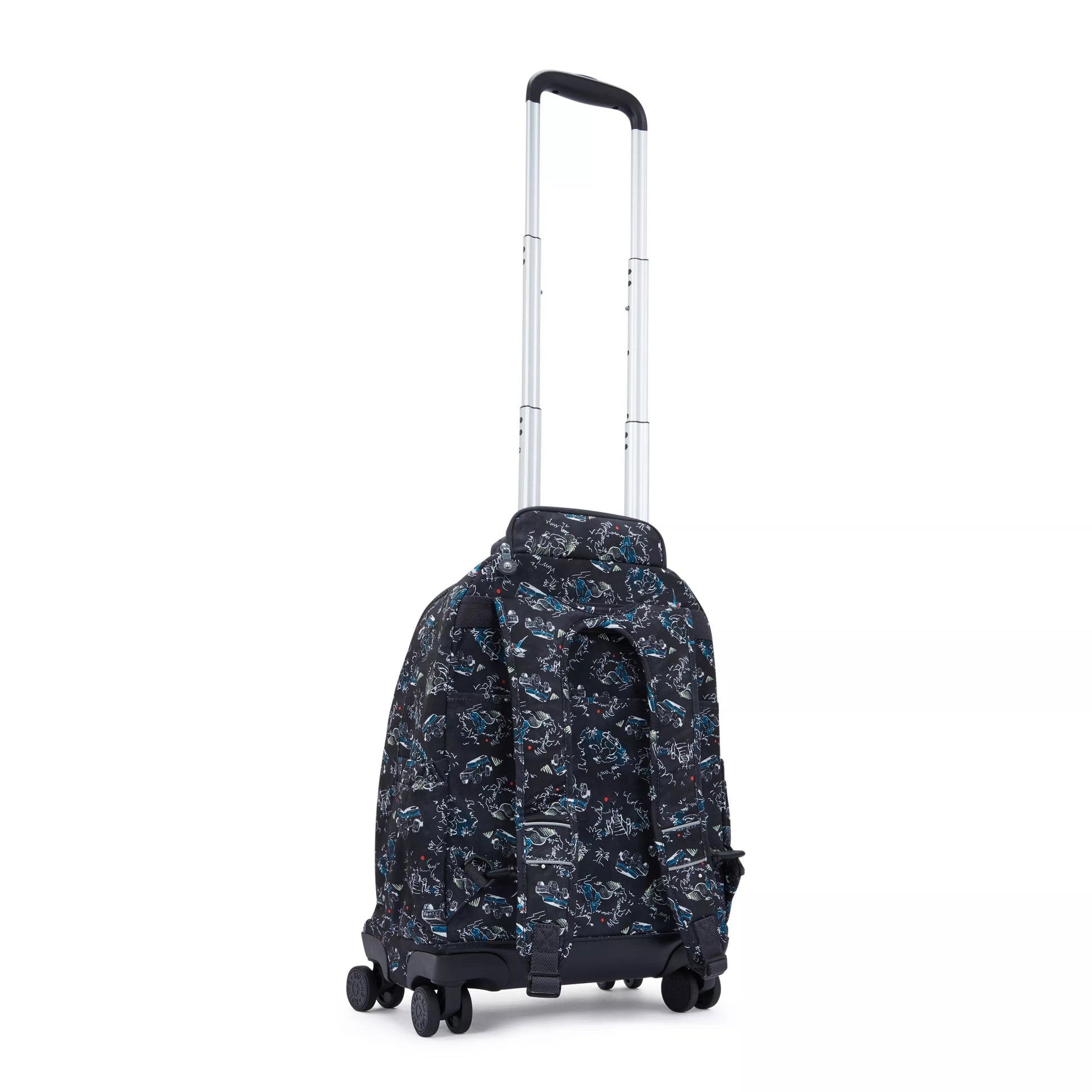 Kipling New Zea Jungle Fun Race wheeled backpack - side view