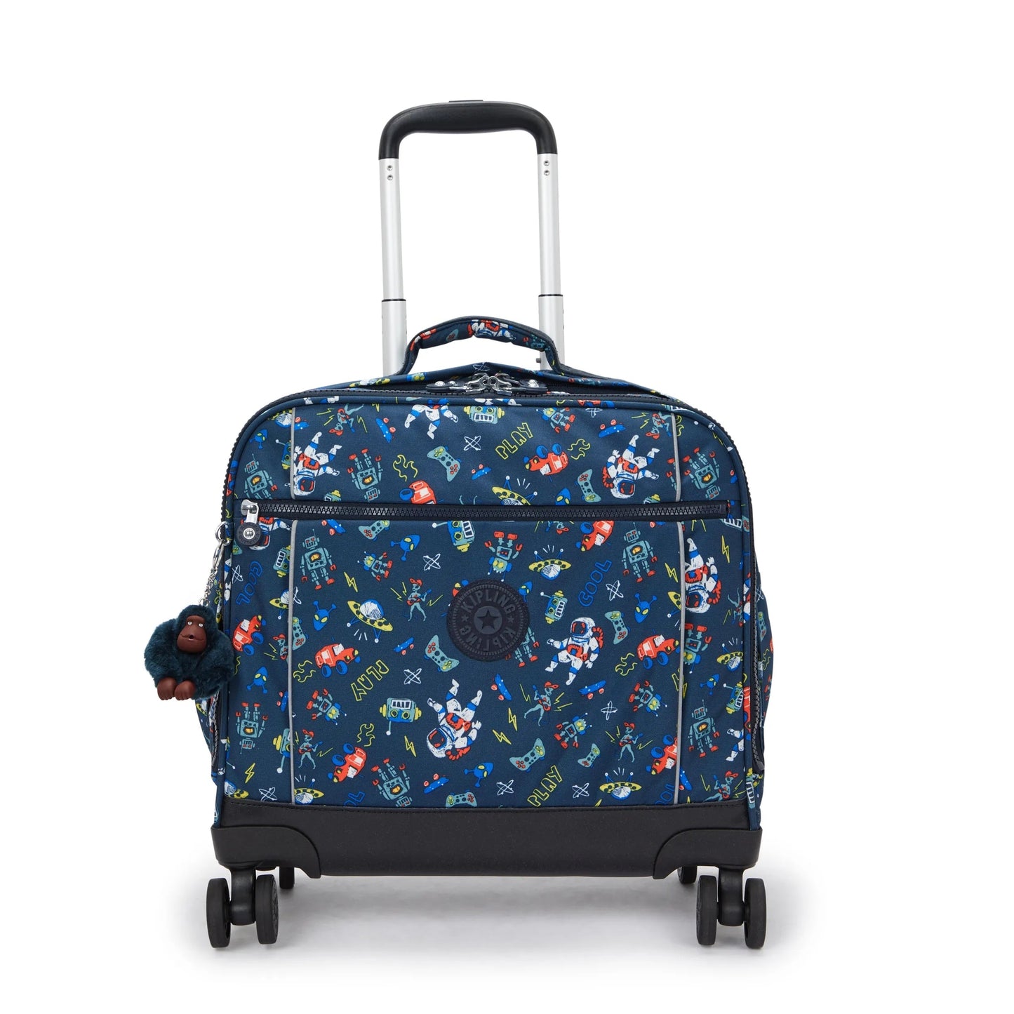 Kipling NEW STORIA Kids' 4-Wheeled School Bag with Laptop Compartment - Space Game print (3HB)