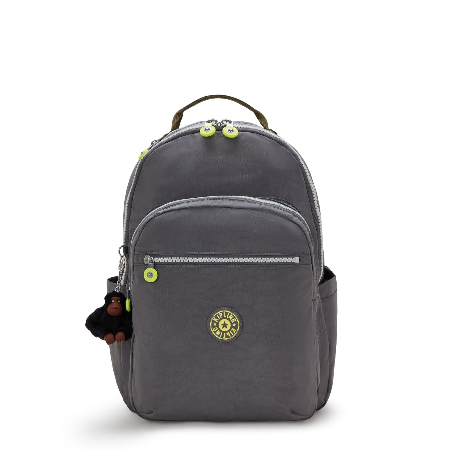 Kipling SEOUL Large Backpack Back To Grey - front view