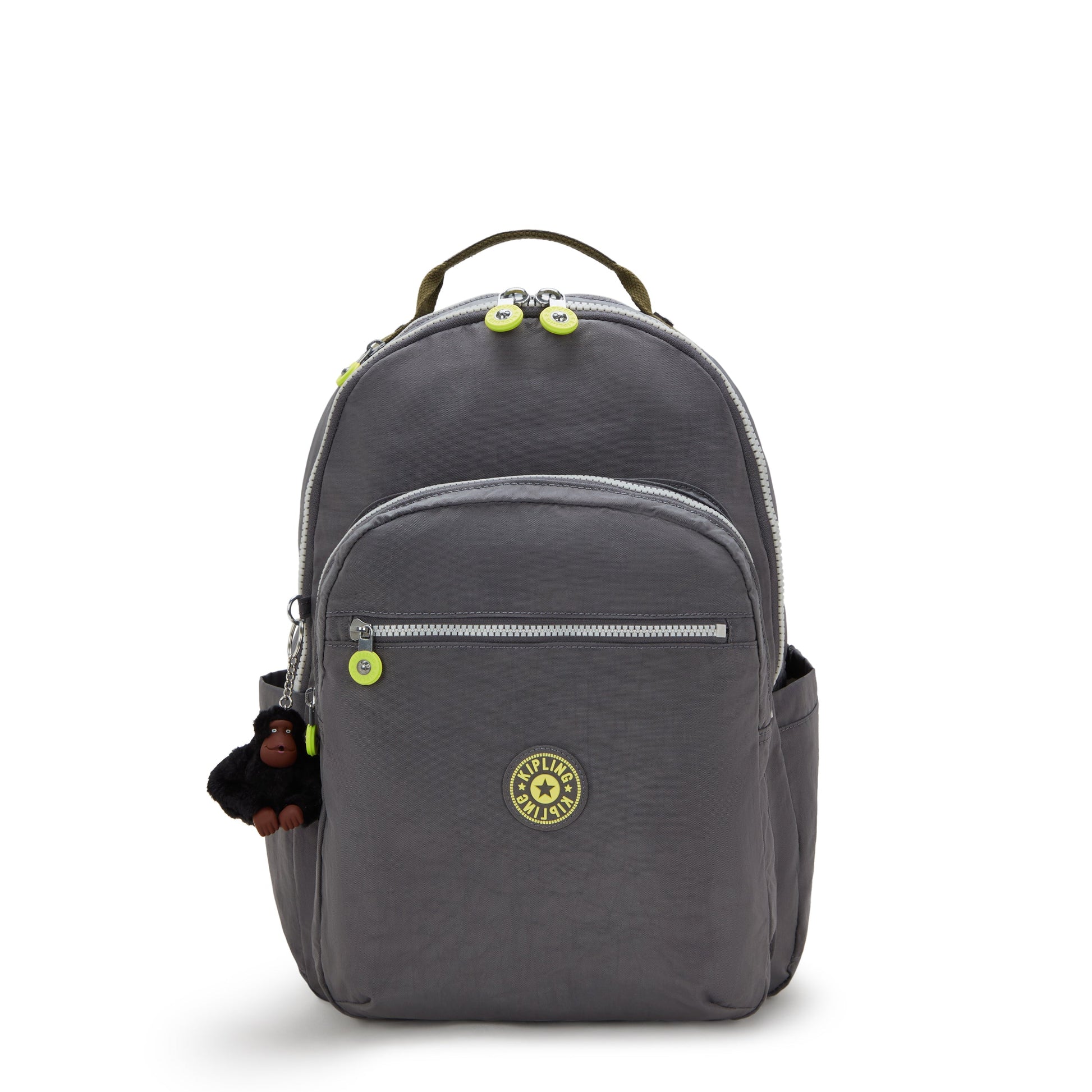 Kipling SEOUL Large Backpack Back To Grey - front view