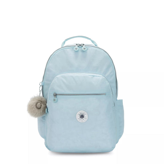 Kipling SEOUL Large Backpack Bridal Blue - front view