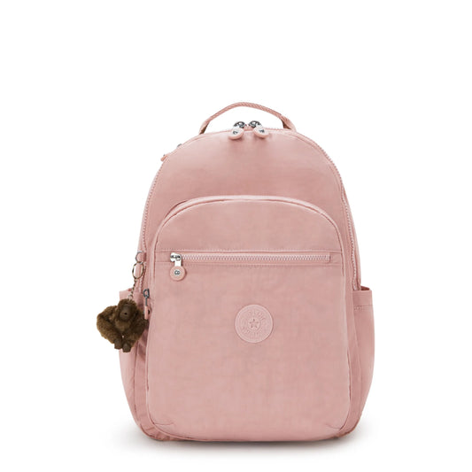 Kipling SEOUL backpack with Laptop Protection Memory Pink Large