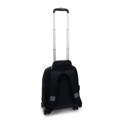 Kipling NEW ZEA Kids' Wheeled Backpack Space Black Block - side view