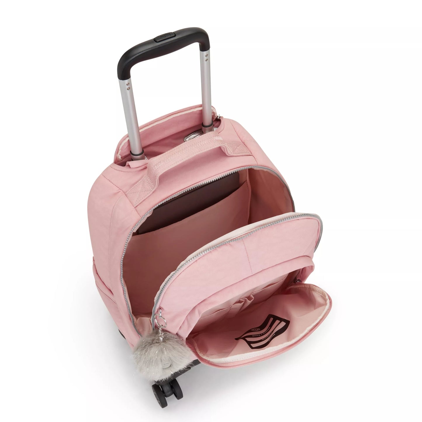 Kipling ZEA Kids' Wheeled Backpack with Laptop Protection Bridal Rose Large - detail view