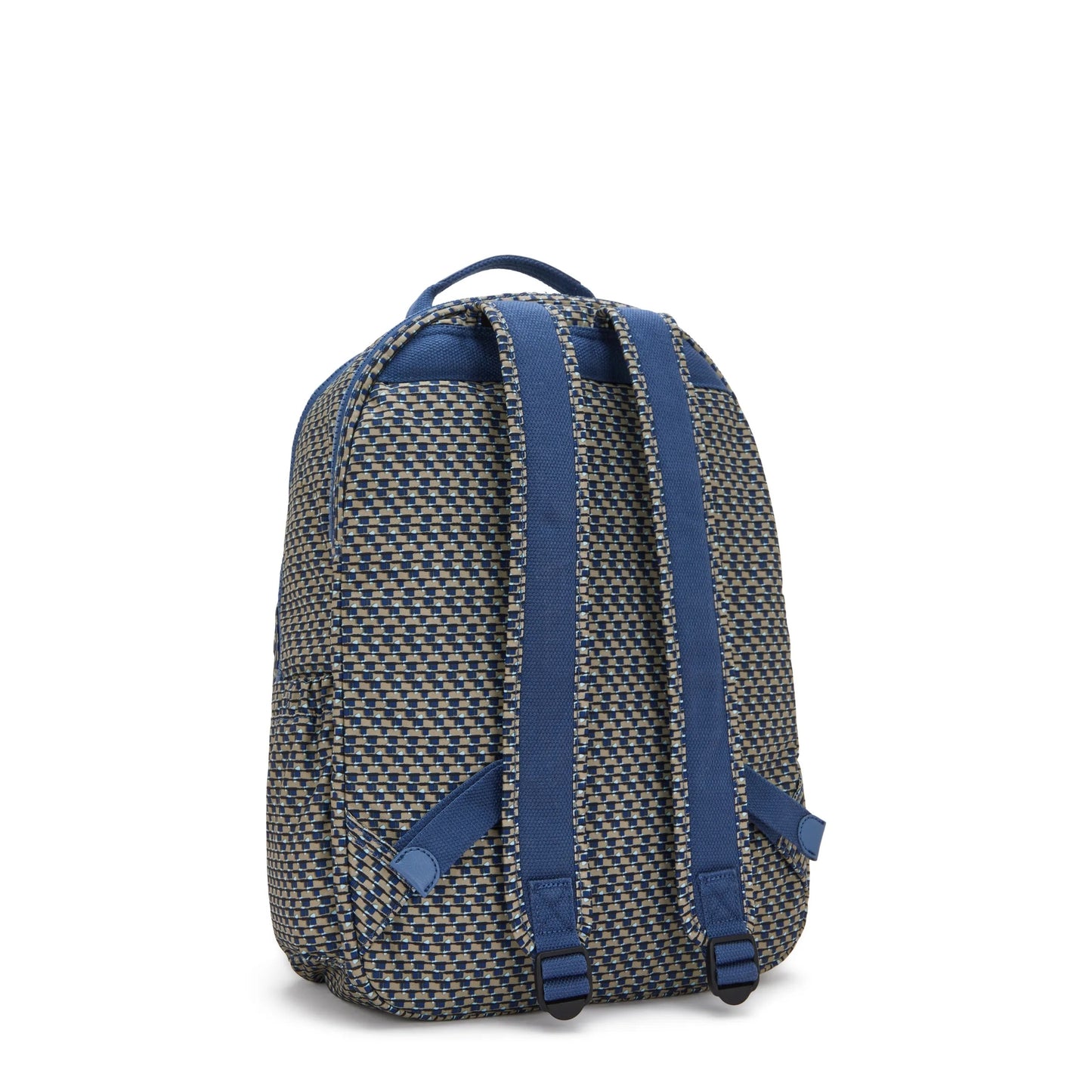 Kipling SEOUL Backpack with Laptop Protection Blue on Wire Large - side view