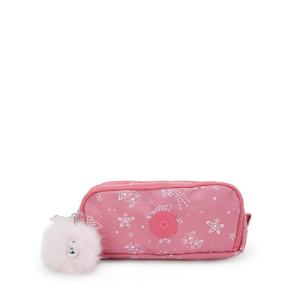 Kipling Gitroy Pencil Case Glitter Cats Large - front