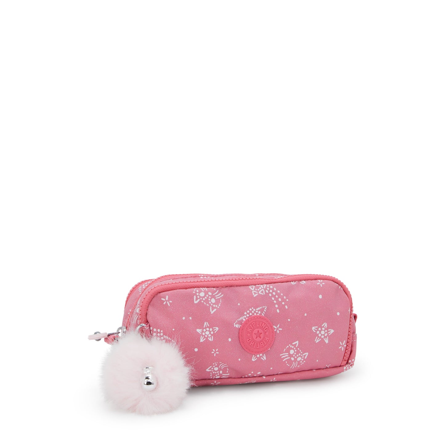 Kipling Gitroy Pencil Case Glitter Cats Large - back