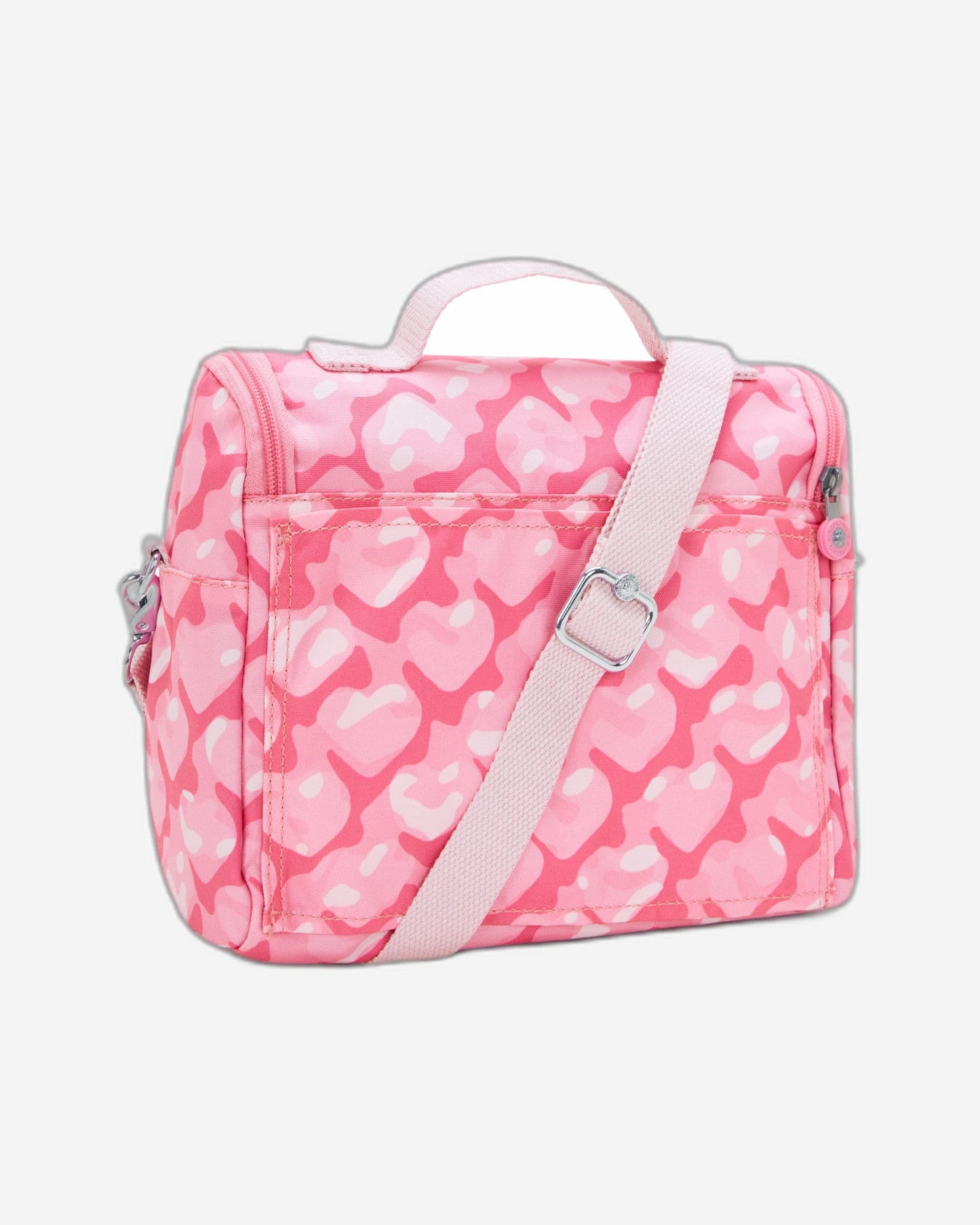 Kipling New Kichirou Insulated Lunch Bag Adorable Hearts Large - side view