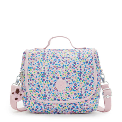 Kipling New Kichirou Insulated Lunch Bag Digi Flower Print - front view